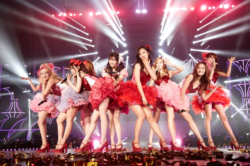 「2013 Girls' Generation World Tour Girls ＆ Peace in Seoul」での少女時代。