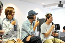 Ko-hey、Ko-ta、GOI（左から）