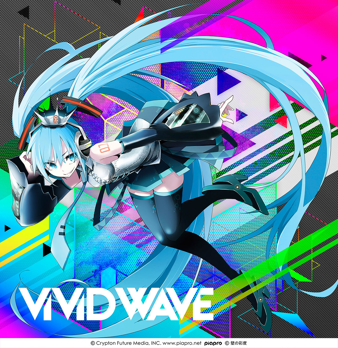 八王子Pが昨年7月にリリースしたアルバム「ViViD WAVE」ジャケット。