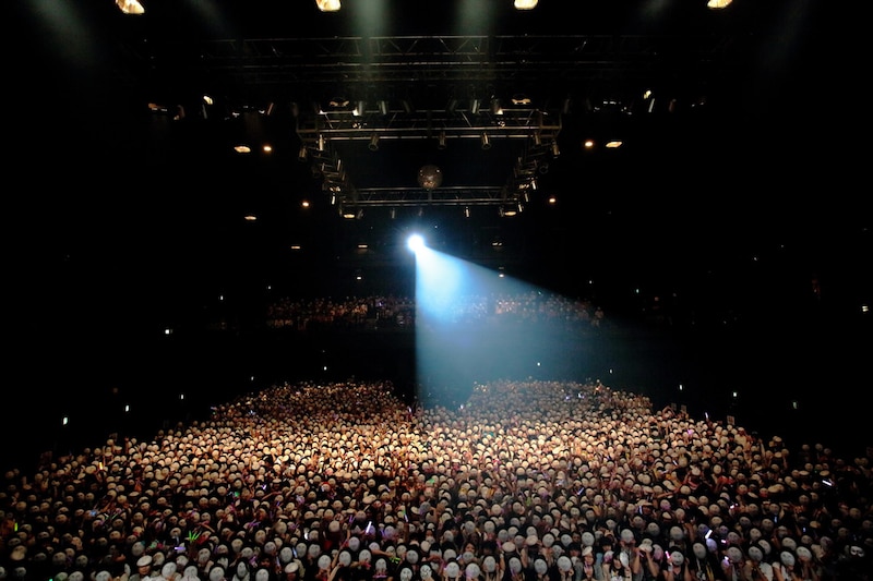 「UNDER THE LIVE 2013」東京公演の客席の模様。