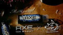 「AXE ICE BURST」×MAN WITH A MISSION「Mash UP the DJ!」スペシャルムービーのワンシーン。