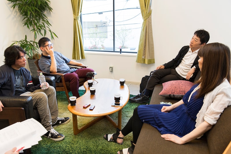 座談会の様子。