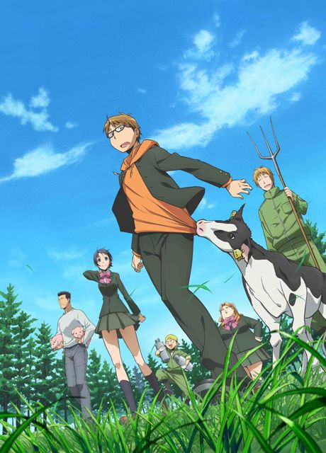 「銀の匙 Silver Spoon」キービジュアル (c) 荒川弘・小学館 / エゾノー祭実行委員会