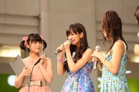 グループのリーダーとして決意を語る宮崎由加。