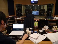 「少年と魔法のロボット VOCALOID BEST,NEW RECORDINGS」レコーディングの模様。