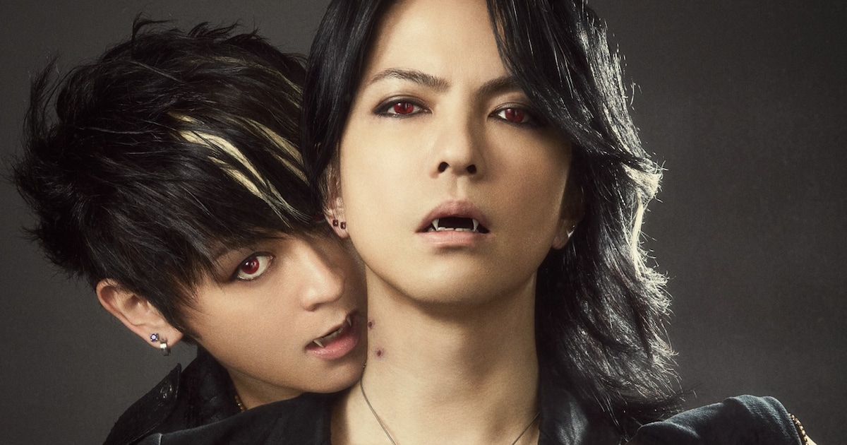 VAMPS、K.A.ZがHYDEに噛み付く新ビジュアル公開 - 音楽ナタリー