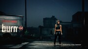「burn」新CM「KEEP burnING SINGER」編のワンシーン。