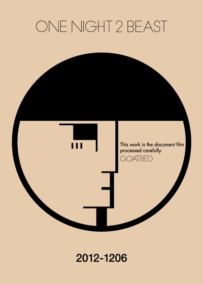 GOATBED「ONE Night 2 Beast」通常盤ジャケット