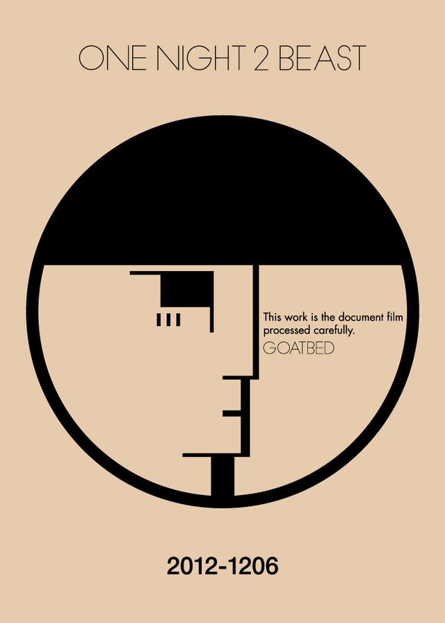 GOATBED「ONE Night 2 Beast」通常盤ジャケット