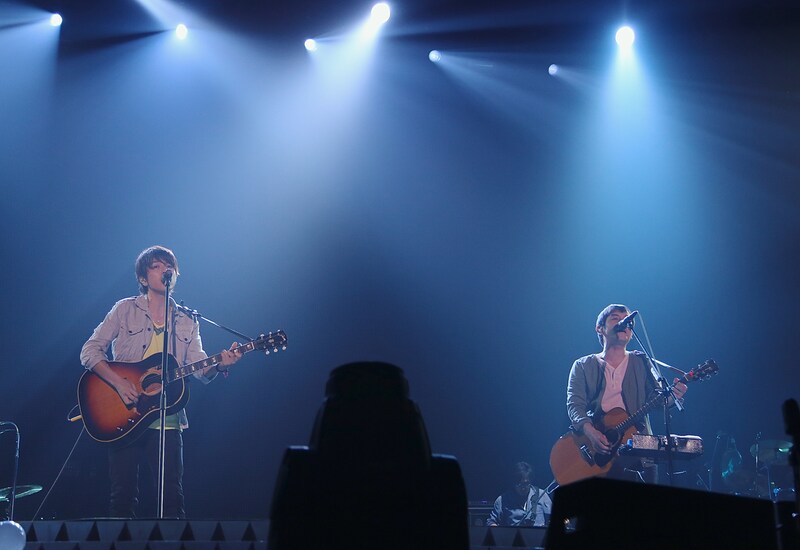 6月15日に北海道・真駒内セキスイハイムアイスアリーナで行われた「YUZU ARENA TOUR 2013 GO LAND」の模様。