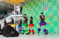 チームしゃちほこ「World Premium Japan Tour 2013 ＠千里セルシー」の様子。