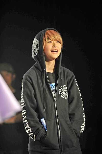 客席に変装して紛れ込んでいた増井みお君。