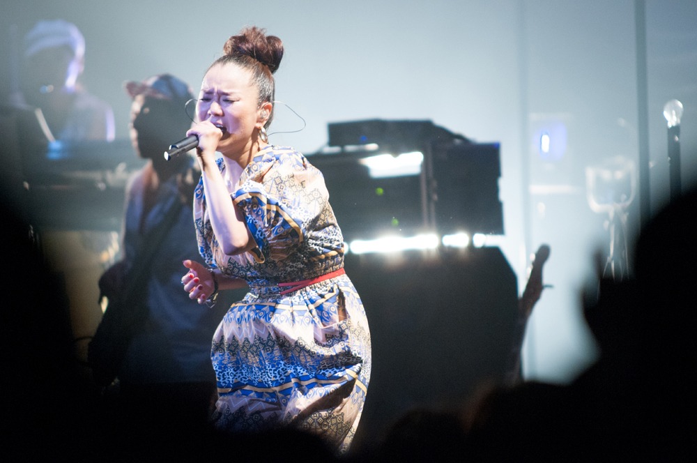 「PUSHIM LIVE TOUR 2013 "It's A DRAMA"」初日公演のPUSHIM。