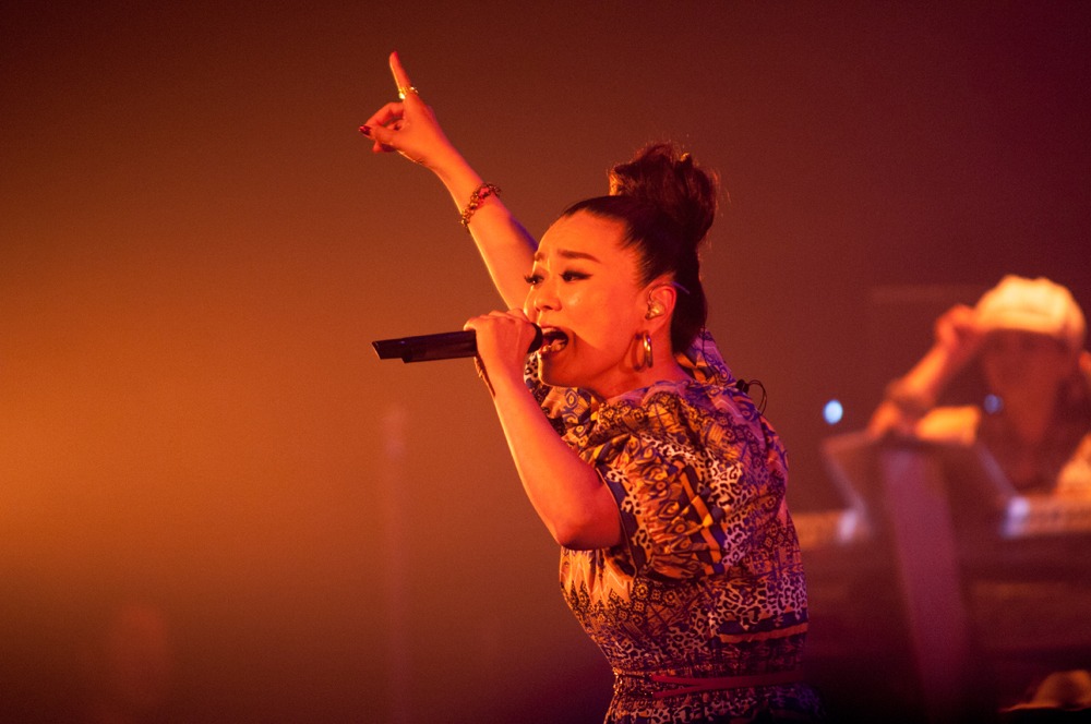 「PUSHIM LIVE TOUR 2013 "It's A DRAMA"」初日公演のPUSHIM。