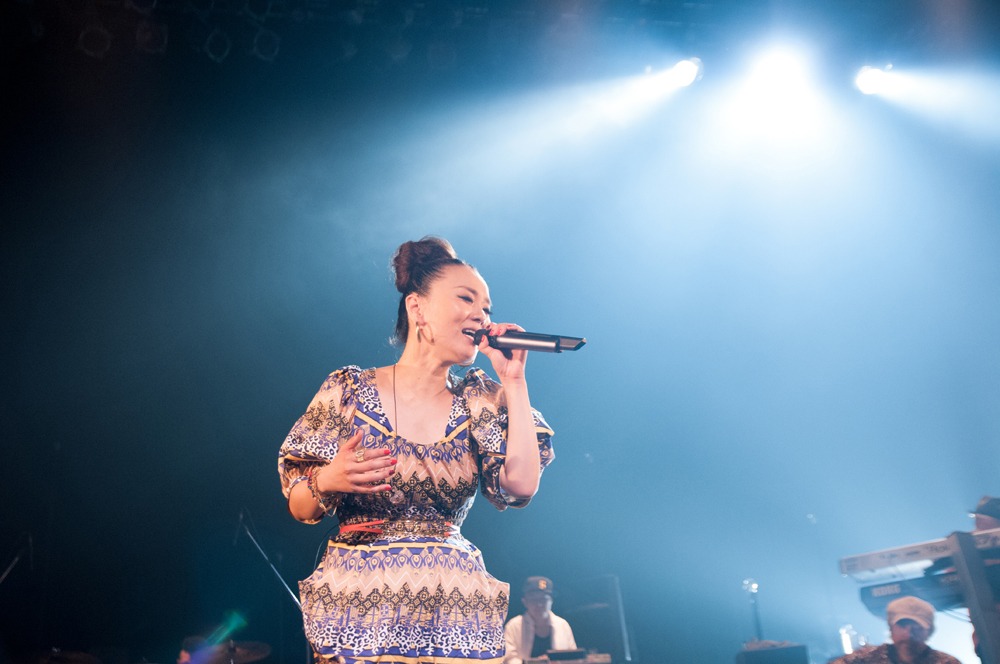 「PUSHIM LIVE TOUR 2013 "It's A DRAMA"」初日公演のPUSHIM。