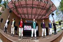 6月22日に東京・東京ドームシティラクーアガーデンステージで行われた「超特急『Bloody Night』おかわりツアーファイナル」の様子。