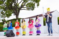 チームしゃちほこ「World Premium Japan Tour 2013 ＠名古屋港」の様子。