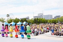 チームしゃちほこ「World Premium Japan Tour 2013 ＠名古屋港」の様子。