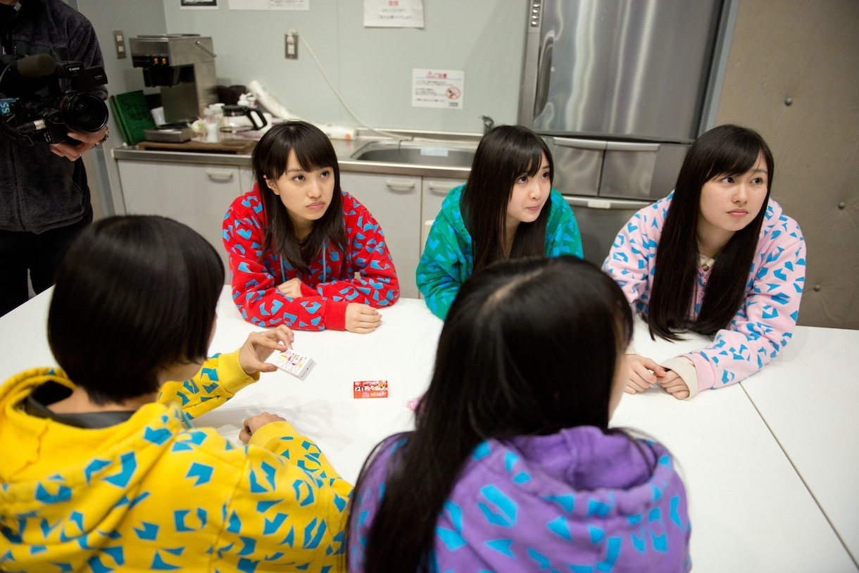 「ポップンバブル＜ももクロ＞」試食会の模様。