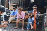 逗子三兄弟「湘南ラブストーリー」PV撮影の模様。