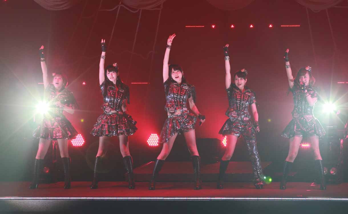 本日行われた「℃-uteコンサートツアー2013春～トレジャーボックス～」の模様。