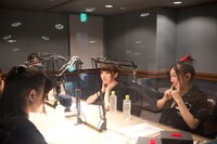 レギュラー番組初回放送収録中のひめキュンフルーツ缶。