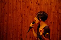 昨日6月30日、原宿VACANTで行われた「ブルーライトハラジュク」での笹川美和。