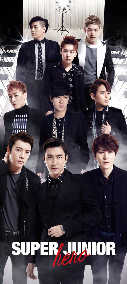 SUPER JUNIOR「Hero」2CD＋DVD初回限定盤ジャケット
