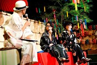 「VAMPS『AHEAD / REPLAY』発売記念～夏だ！浴衣だ！七夕祭り!!～」の様子。（撮影：田中和子）