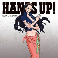 新里宏太「HANDS UP!」ロビン盤ジャケット