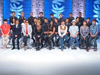 トーク収録後の様子。