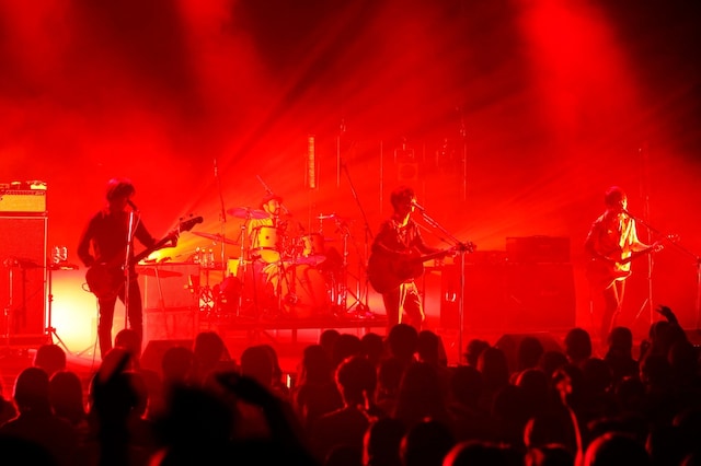 「new balance presents NICO Touches the Walls TOUR 2013"Shout to the Walls!"」NHKホール公演の様子。（撮影：上飯坂一）