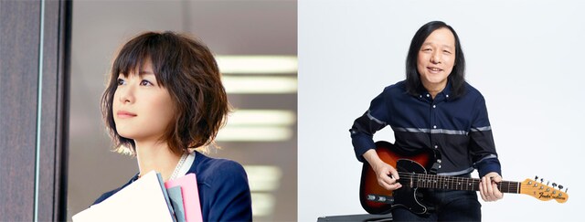 上野樹里（写真左）と山下達郎（右）。