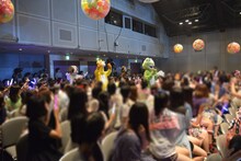 きぐるみで現れたDISH//の面々。