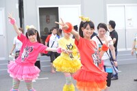 本番前も元気に暴れ回るチームしゃちほこ。