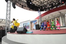 チームしゃちほこ「めざましライブ2013」の様子。