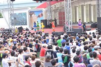 チームしゃちほこ「めざましライブ2013」の様子。