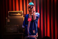 玉筋クールJ太郎のライブの様子。（撮影：西槙太一）