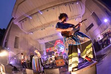 the telephones「野音 DE DISCO!!!」の様子。（撮影：古溪一道）