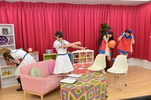 「生のアイドルが好き」番組の様子。