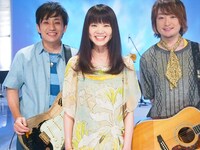 スタジオライブ収録時のいきものがかり。