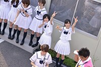 「AKB48お台場りんかい学校」登場直前の様子。