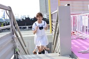 「AKB48お台場りんかい学校」登場時の桜井玲香。