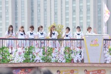 「めざましライブ」前に「AKB48お台場りんかい学校」に登場した乃木坂46八福神のメンバー。