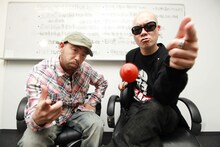 K DUB SHINE（写真左）と宇多丸（右）。