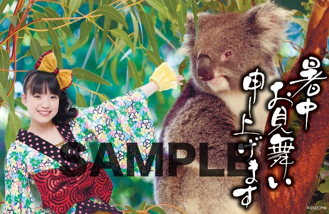 チームしゃちほこ「ワールドプレミアム残暑見舞いポストカード」伊藤千由李バージョン（オーストラリア）