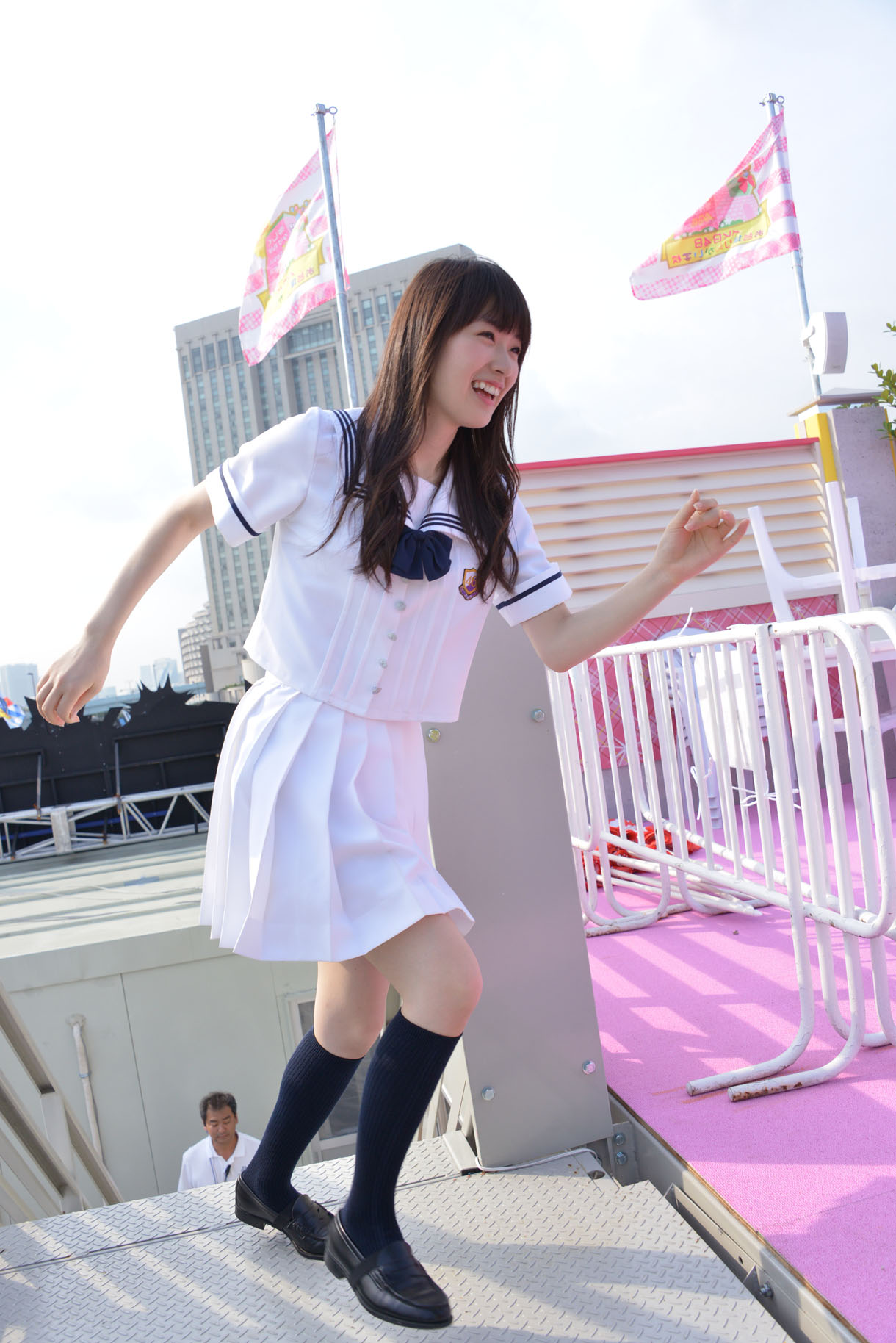 「AKB48お台場りんかい学校」登場時の高山一実。