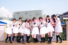 「めざましライブ」前に「AKB48お台場りんかい学校」に登場した乃木坂46八福神のメンバー。