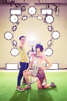 スミスと夢眠ねむによる映像ユニット“スミネム”。