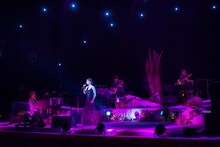 「柴田淳 CONCERT TOUR 2013 月夜PARTY vol.4」東京・Bunkamuraオーチャードホール公演の様子。